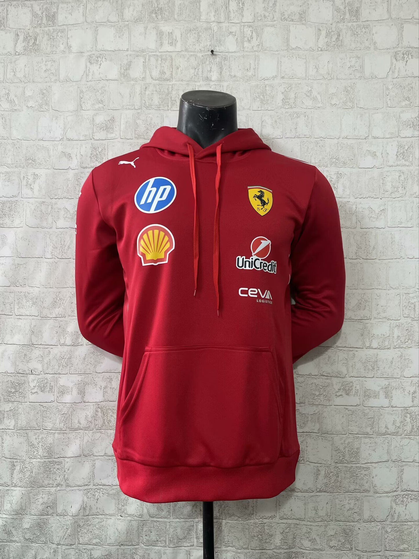 Sudadera Ferrari 25 roja (solo tallas S-3XL)