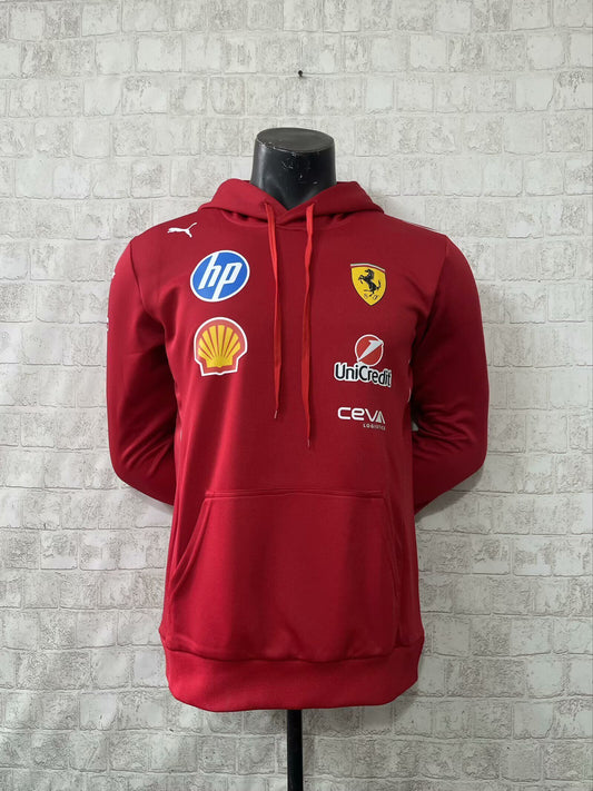 Sudadera Ferrari 25 roja (solo tallas S-3XL)