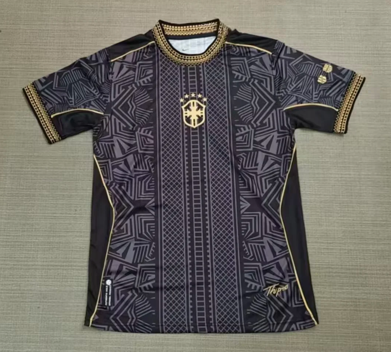 Camiseta Brasil 2026 versión especial negra (solo tallas S-2XL)