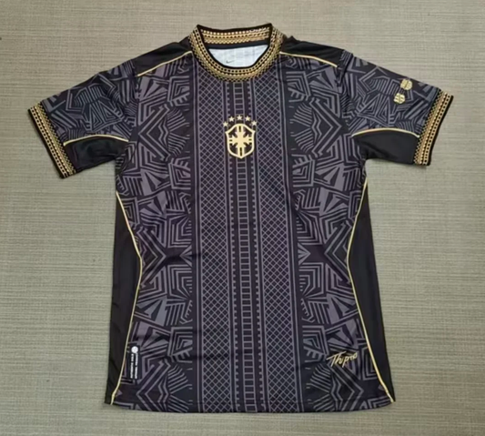 Camiseta Brasil 2026 versión especial negra (solo tallas S-2XL)