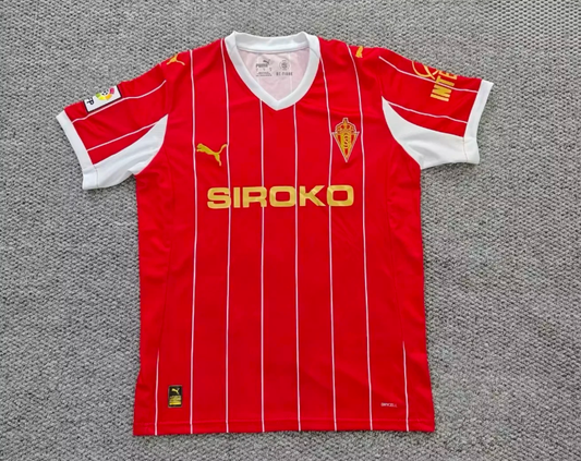 Camiseta Sporting de Gijon 25/26 modelo retro (tallas S-4XL) jornada 31