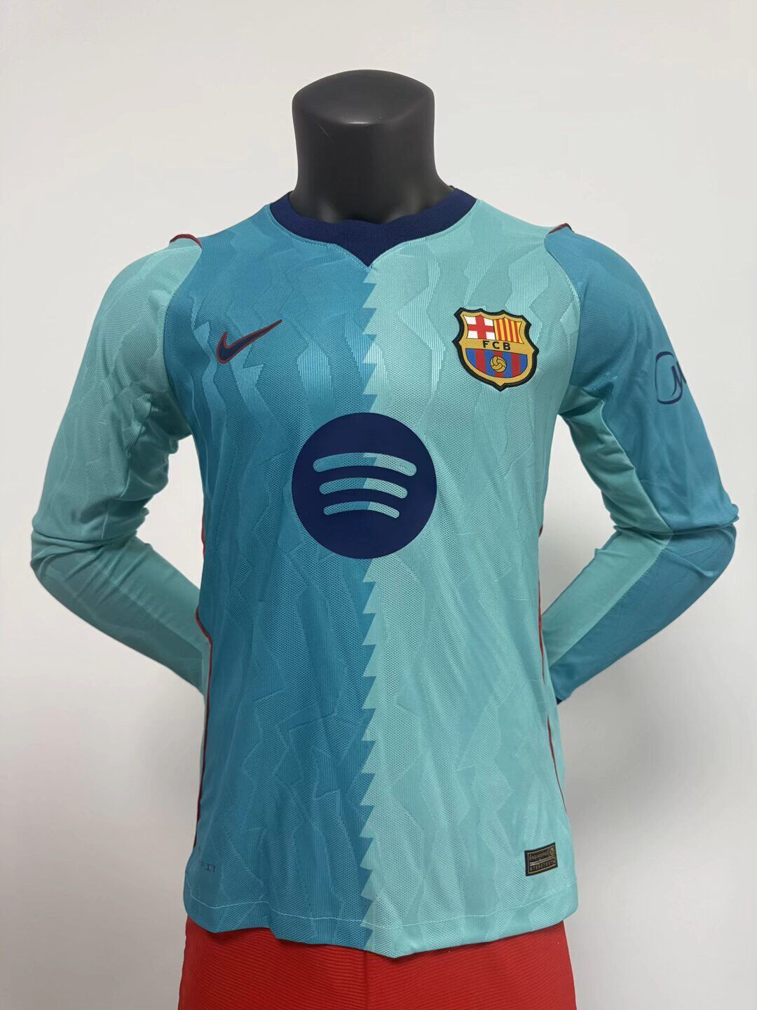 Camiseta manga larga Barcelona 26/27 verde tercera equipacion (tallas S-2XL)