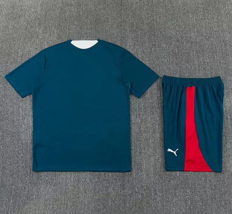 Conjunto de entrenamiento Portugal 2026 verde oscuro (talla adultos y niños)
