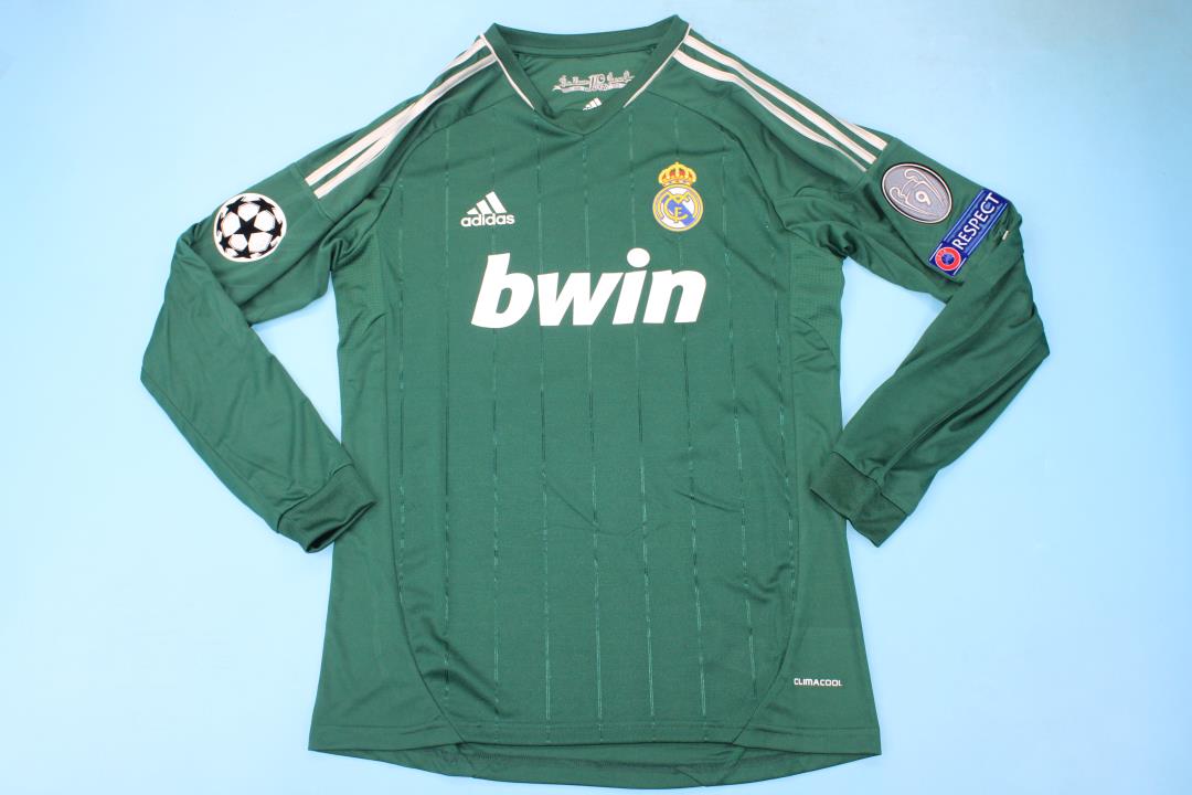 Camiseta Real Madrid 2012/13 tercera equipacion manga larga Retro