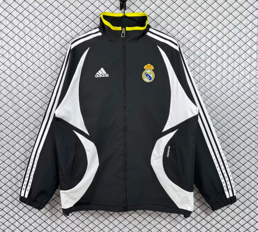 Chaqueta cortavientos negra Real Madrid 2006-07 (tallas S-XXL)