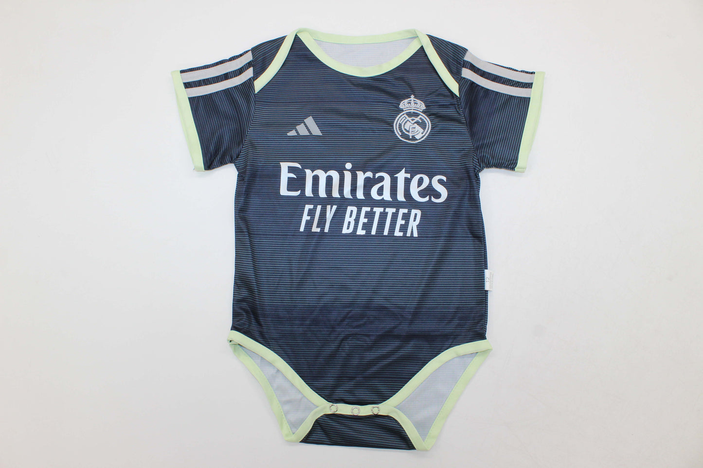 Body Real Madrid 25/26 Negro  (6 meses -12 meses y 1-2 años)