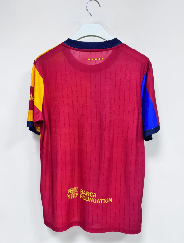 Camiseta de entrenamiento Barcelona 26/27 azul, rojo y amarillo versión jugador (tallas S-XXL)