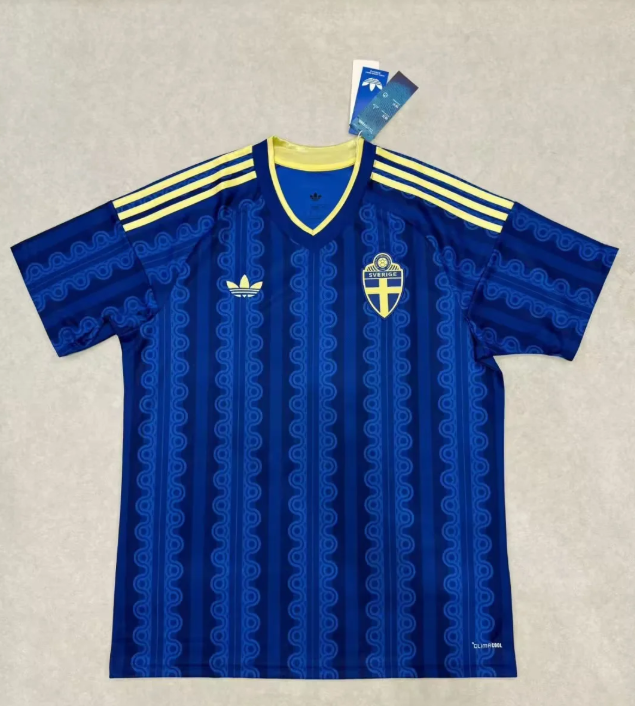 Camiseta Suecia Mundial 2026 Visitante (tallas S-2XL)