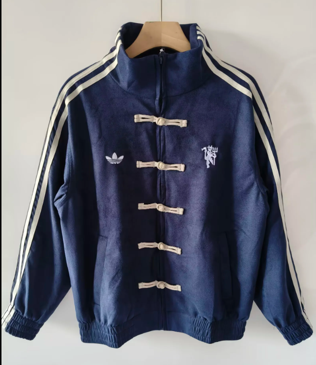 Chaqueta de traje Tang azul oscuro del Manchester United, (tallas S-XXL)