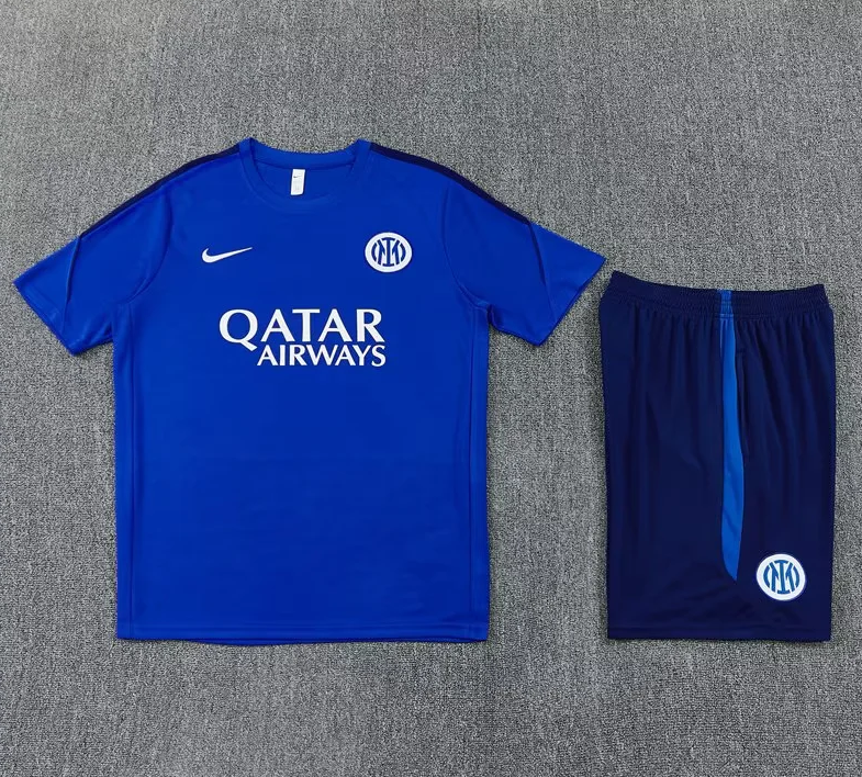 Conjunto de entrenamiento Inter de milan 26/27 azul (tallas adultos y niños)