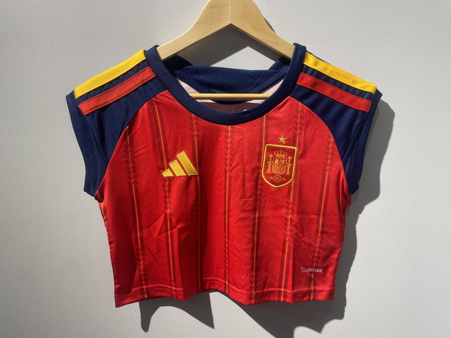 Crop de mujer España 2026 Local (tallas S-XXL)