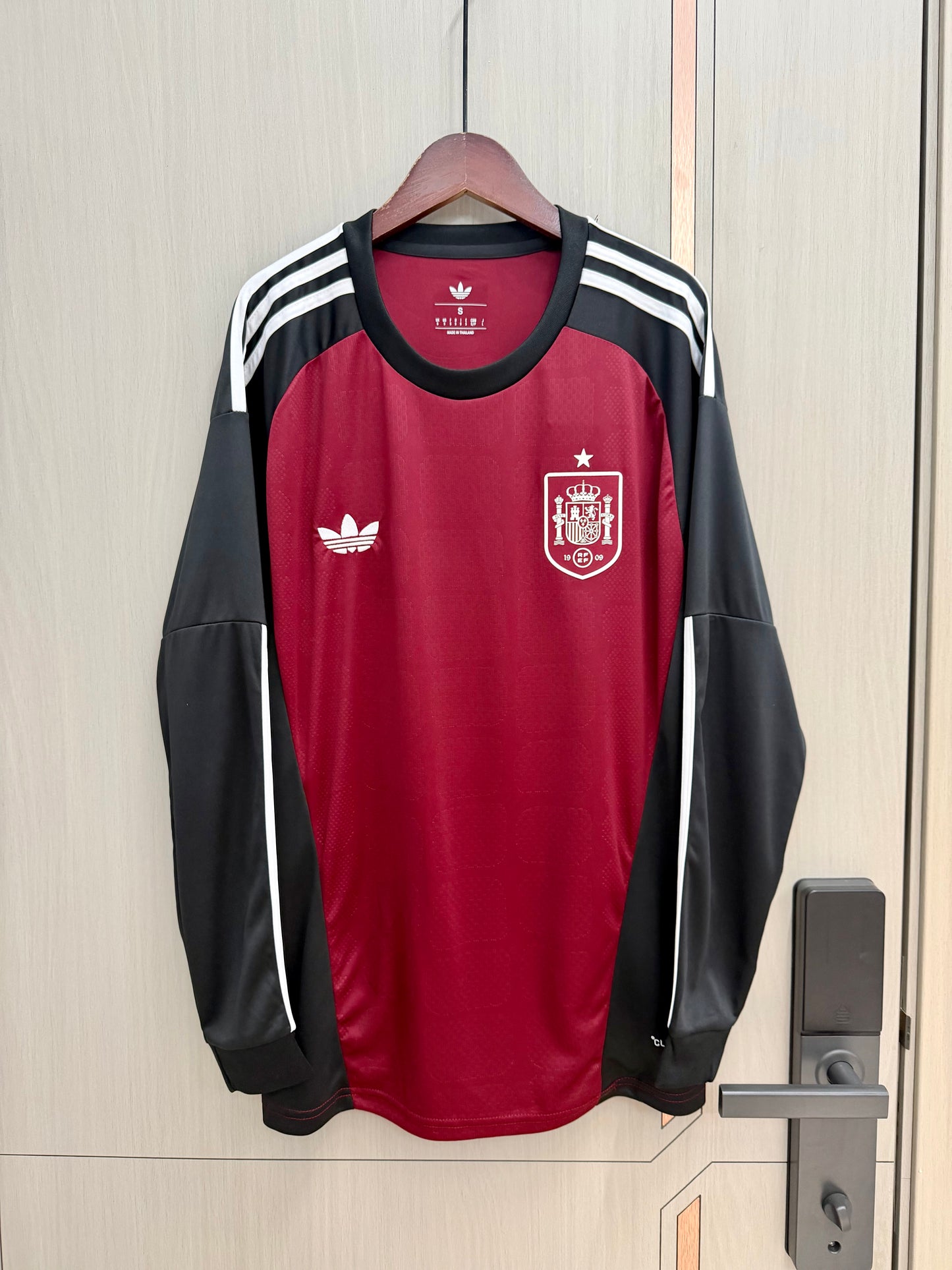 Camiseta manga larga España portero Mundial 2026 (talla S-2XL)