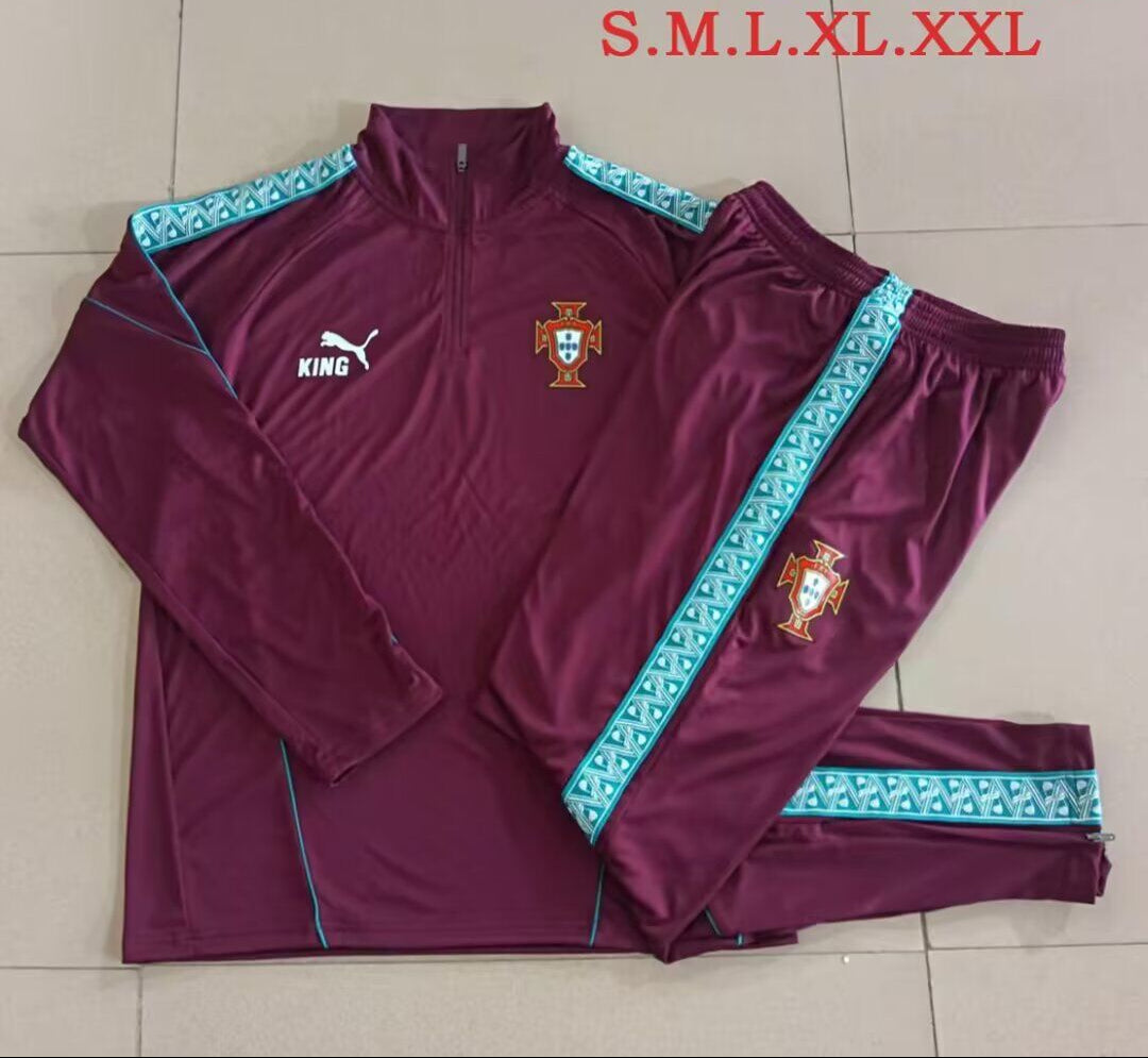 Chandal de entrenamiento Portugal 2026 rojo (tallas S-XXL)