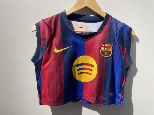 Crop de mujer Barcelona 26-27 Local (tallas S-XXL)