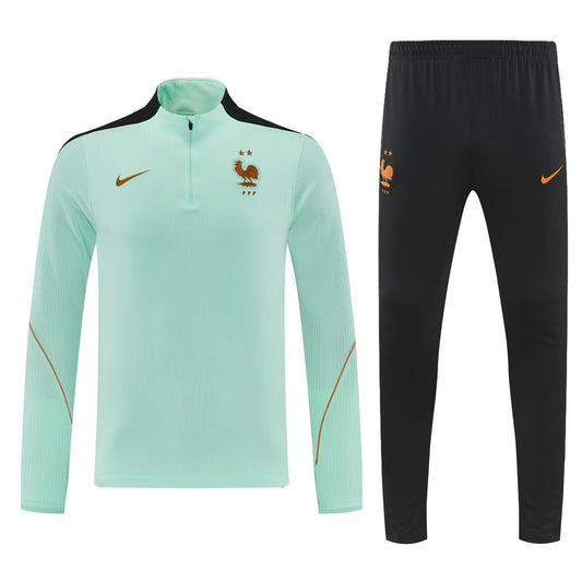 Chandal de entrenamiento Francia 2026 verde claro (tallas S-XXL)