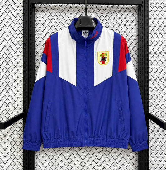 Chaqueta cortavientos Japan 2026 azul con blanco (tallas S-XXL)