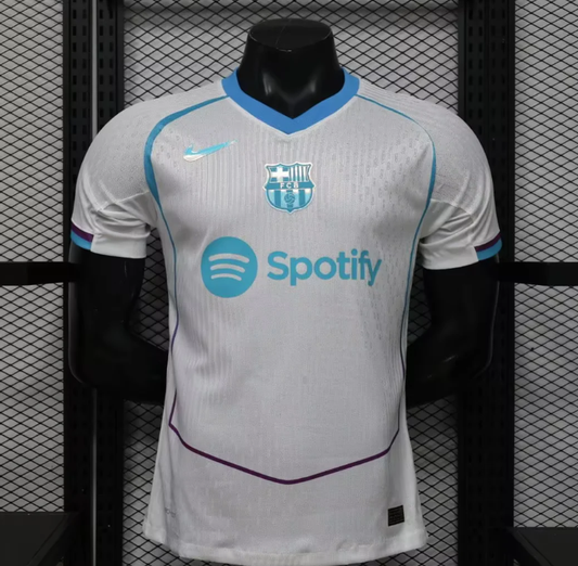 Camiseta Barcelona 26/27 blanca version jugador (tallas S-XXL)