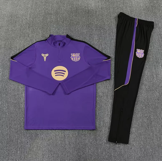 Chandal de entrenamiento Barcelona 26/27 morado (tallas adultos y niños)