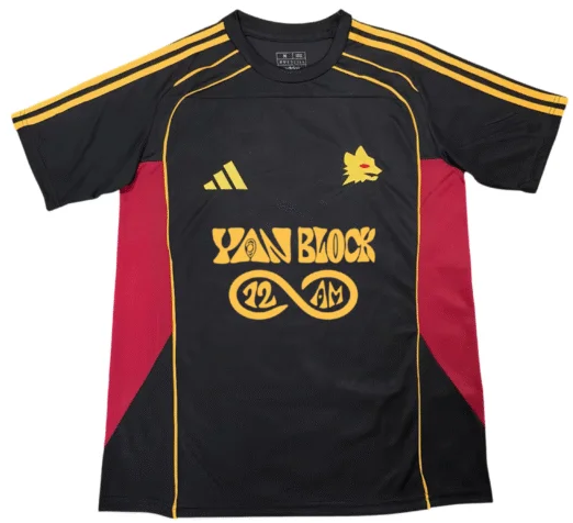Camiseta AS Roma x Yan Block