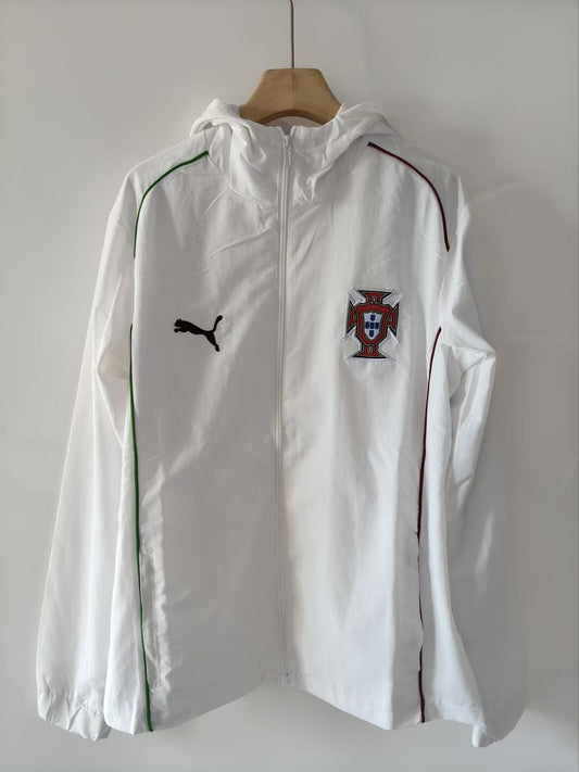 Chaqueta cortavientos blanca Portugal (solo tallas S-XXL)