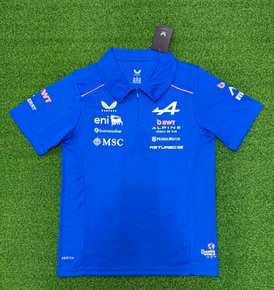 Polo azul Alpine 2026 (tallas S-4XL)