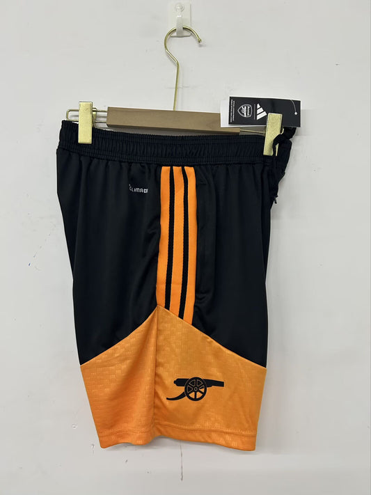 Pantalon corto de entrenamiento Arsenal 26/27 negros con amarillo (tallas S-3XL)