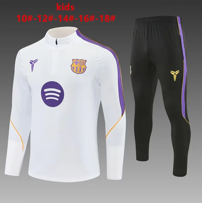 Chandal de entrenamiento Barcelona 26/27 blanco (tallas adultos y niños)