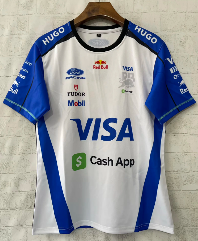 Camiseta blanca Red Bull 2026 (solo tallas S-5XL)
