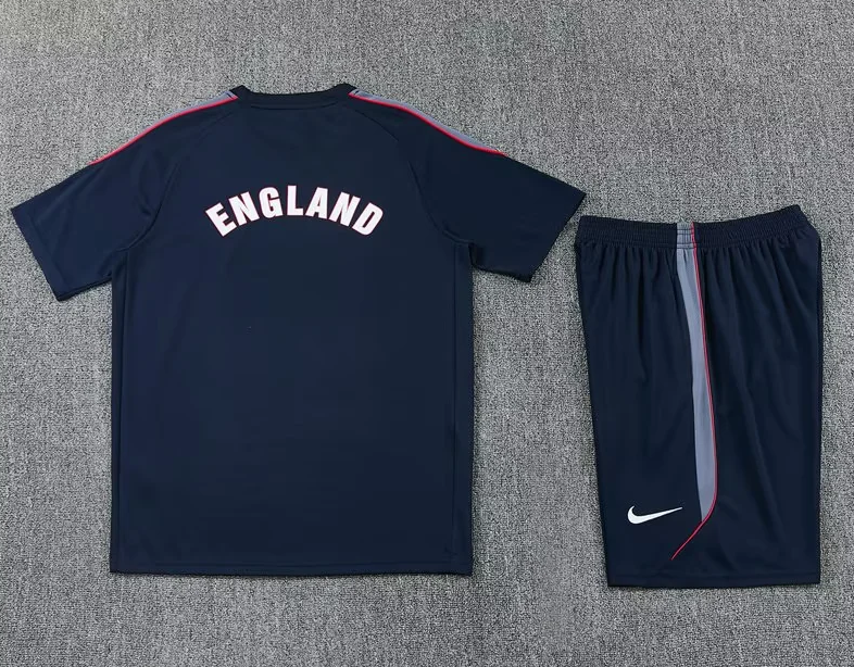 Conjunto de entrenamiento Inglaterra azul oscuro (tallas adultos y niños)
