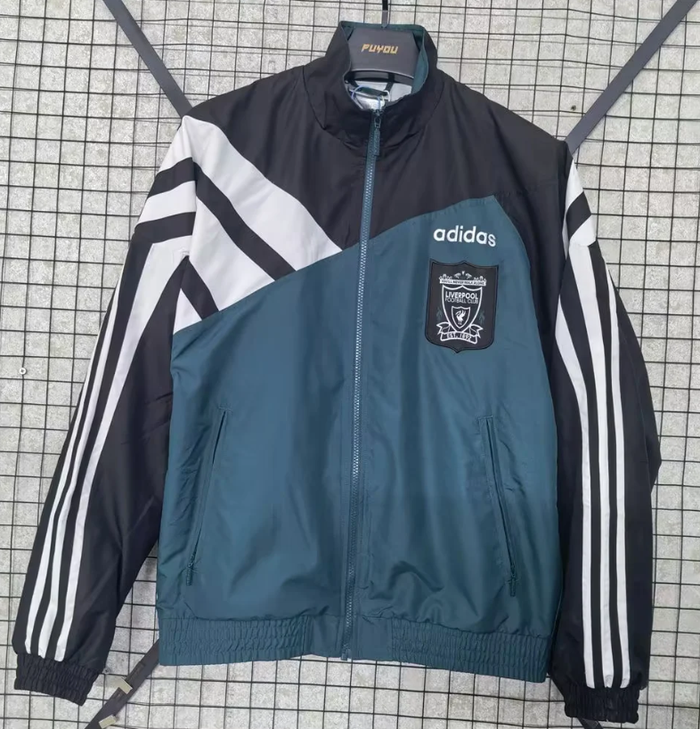 Chaqueta cortavientos Liverpool verde 1995 (solo tallas S-XXL)
