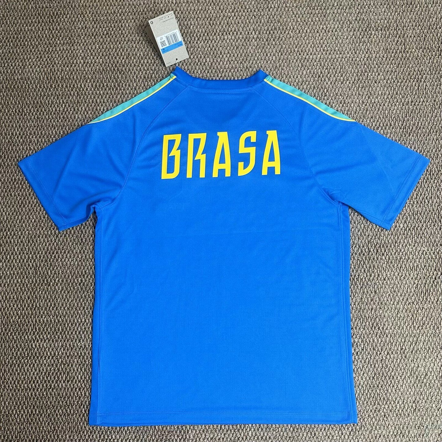 Camiseta de entrenamiento Brasil 2026 azul (tallas S-4XL)
