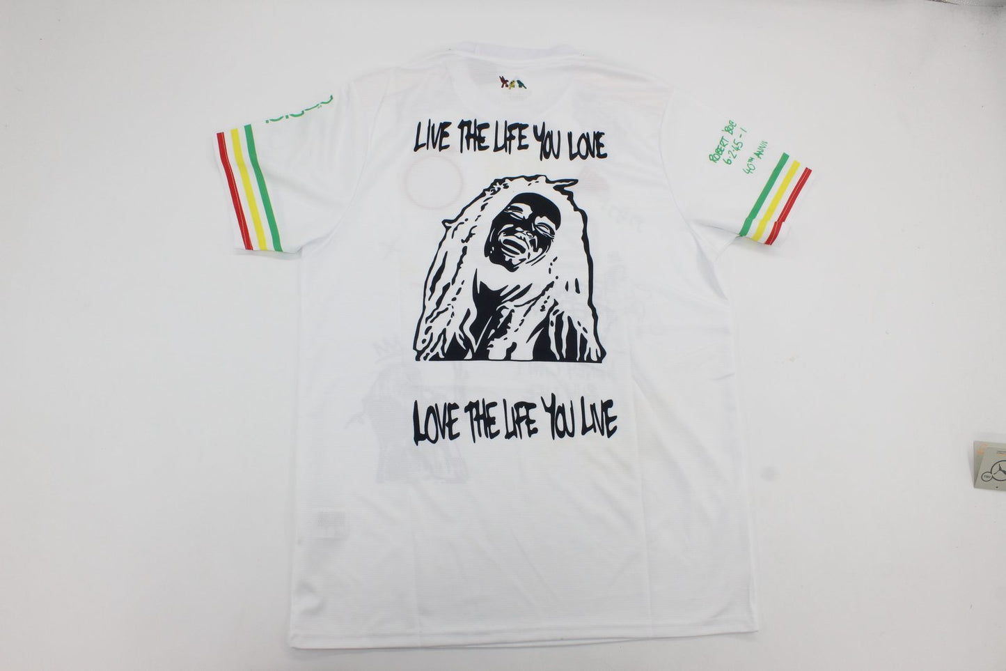Camiseta Ajax Bob Marley Blanca