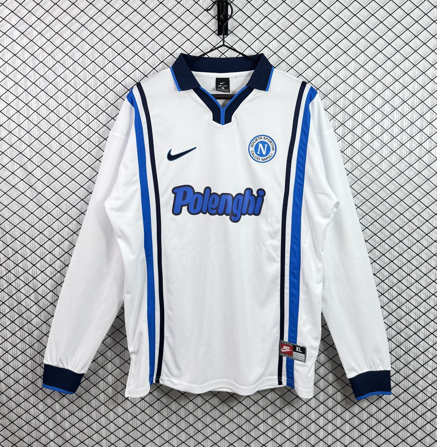 Camiseta Napoles manga larga 1997/98 Visitante