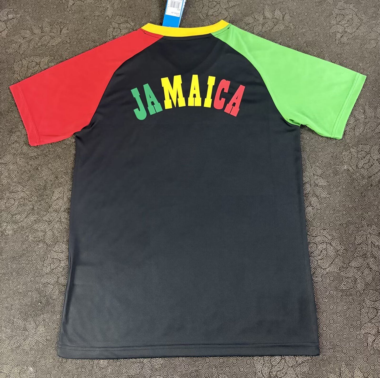 Camiseta de entrenamiento Jamaica 2026 negra con verde y rojo (tallas S-4XL)