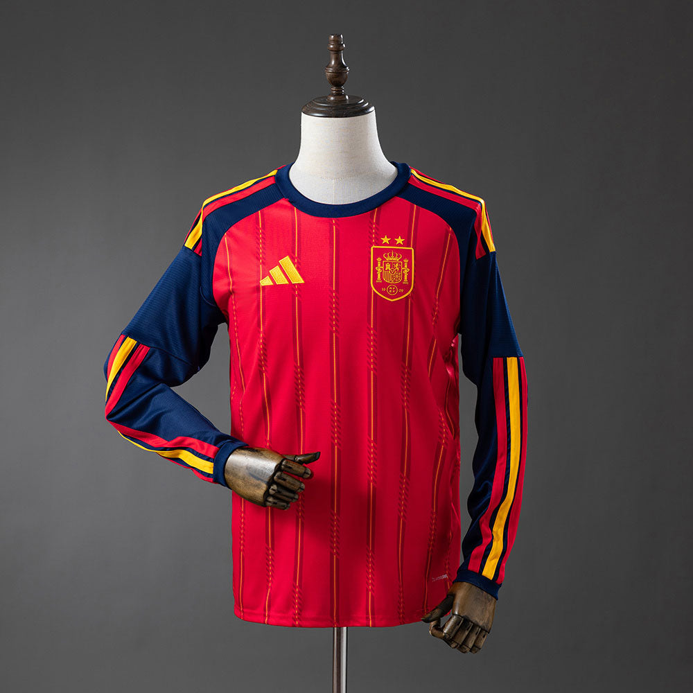 Camiseta de manga larga dos estrellas España Local Mundial 2026