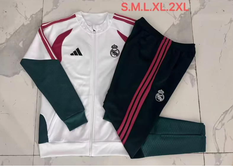 Chandal blanco Real Madrid 26/27 (Tallas S-XXL)