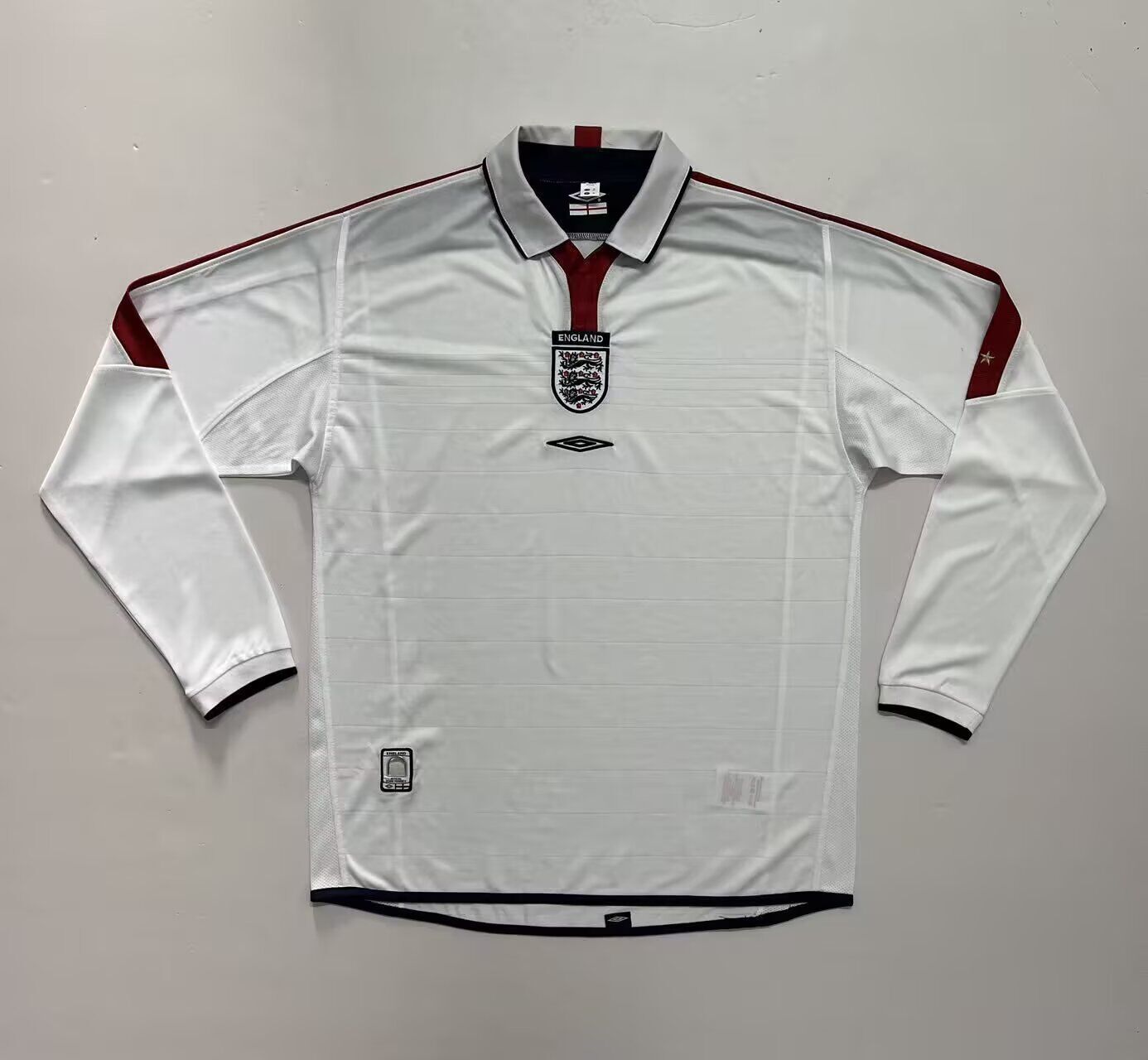 Camiseta manga larga Inglaterra 2004 local