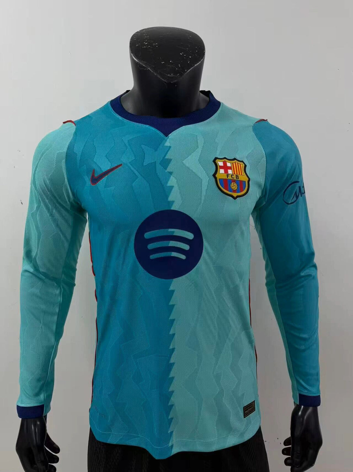 Camiseta manga larga Barcelona 26/27 verde tercera equipacion (tallas S-2XL)