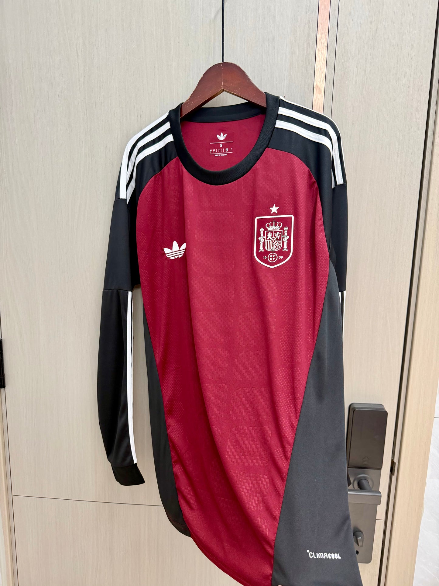 Camiseta manga larga España portero Mundial 2026 (talla S-2XL)