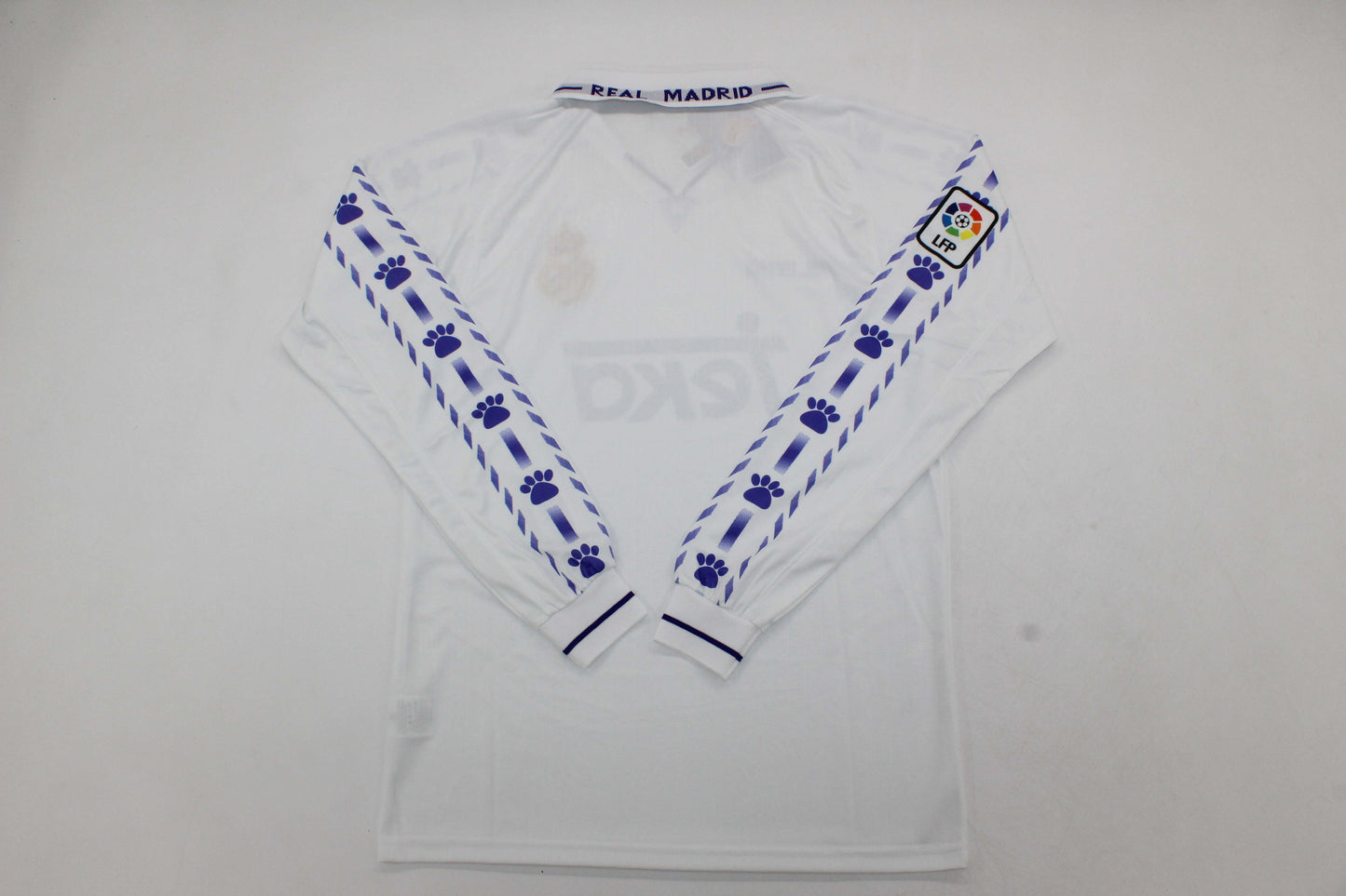 Camiseta manga larga Real Madrid 1996/97 local  (Tallas S-2XL)