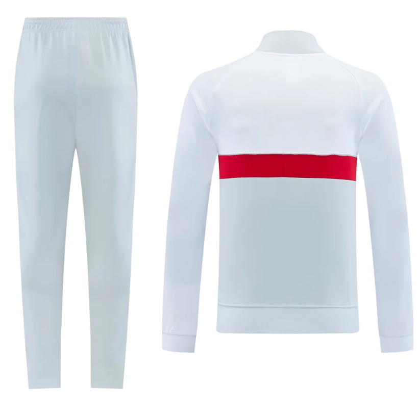 Chandal Liverpool 26-27 gris blanco con rojo (tallas S-XXL)