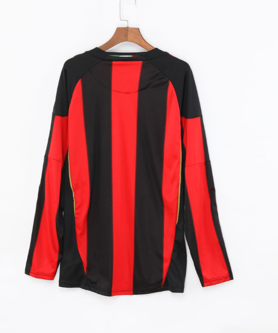 Camiseta manga larga Milan 2010/11 local (tallas S-XXL)