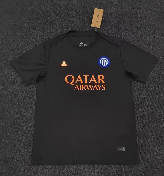 Camiseta de entrenamiento negra Inter de milan 26/27 (solo tallas S-4XL)