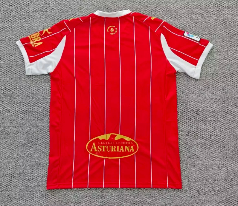 Camiseta Sporting de Gijon 25/26 modelo retro (tallas S-4XL) jornada 31