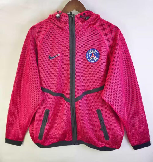 Chaqueta de malla rojo Paris PSG Mundial 2026 (tallas S-3XL)