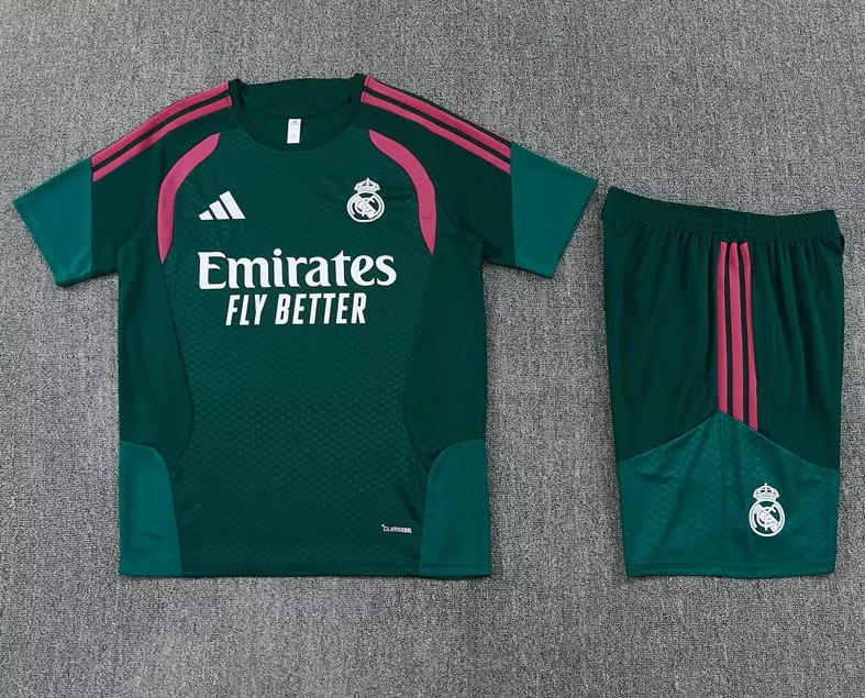 Conjunto de entrenamiento Real Madrid 26/27 verde (tallas S-XXL)