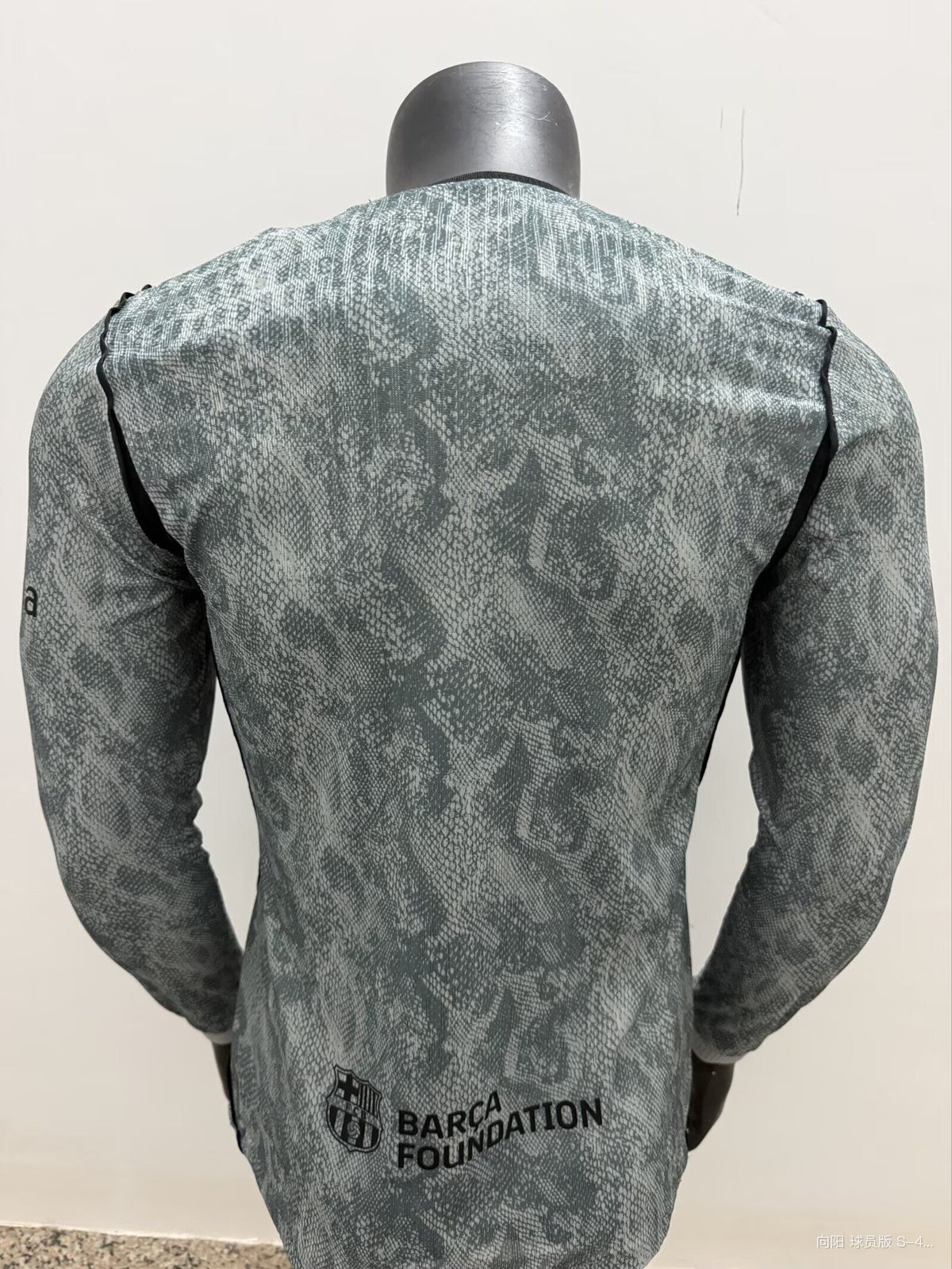Camiseta portero manga larga Barcelona 26-27 gris (tallas S-2XL)