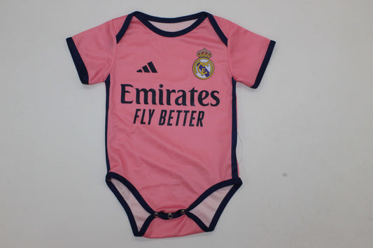 Body Real Madrid Rosa  (6 meses -12 meses y 1-2 años)