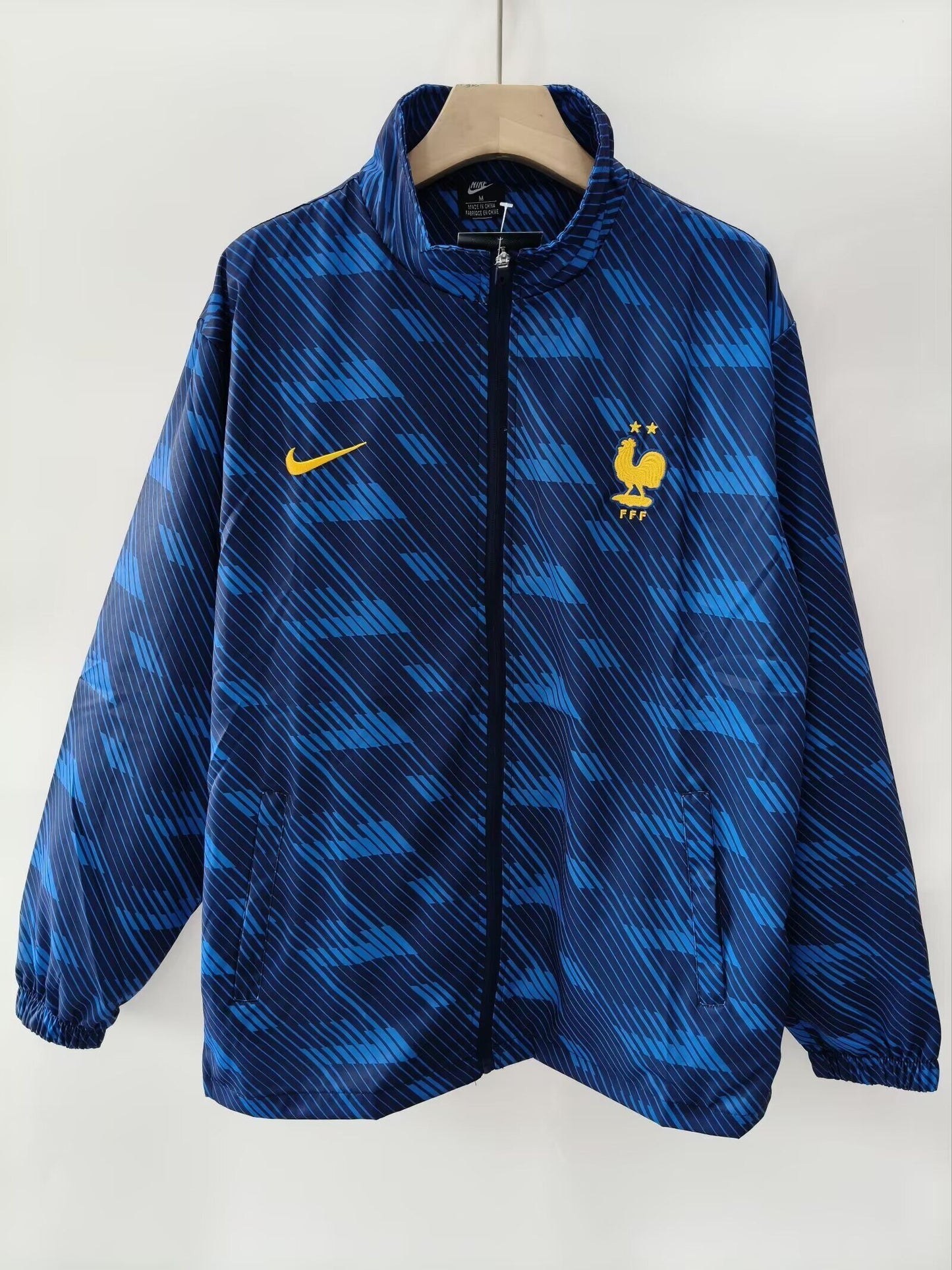 Chaqueta cortavientos Francia 2026 azul oscuro (solo tallas S-XXL)