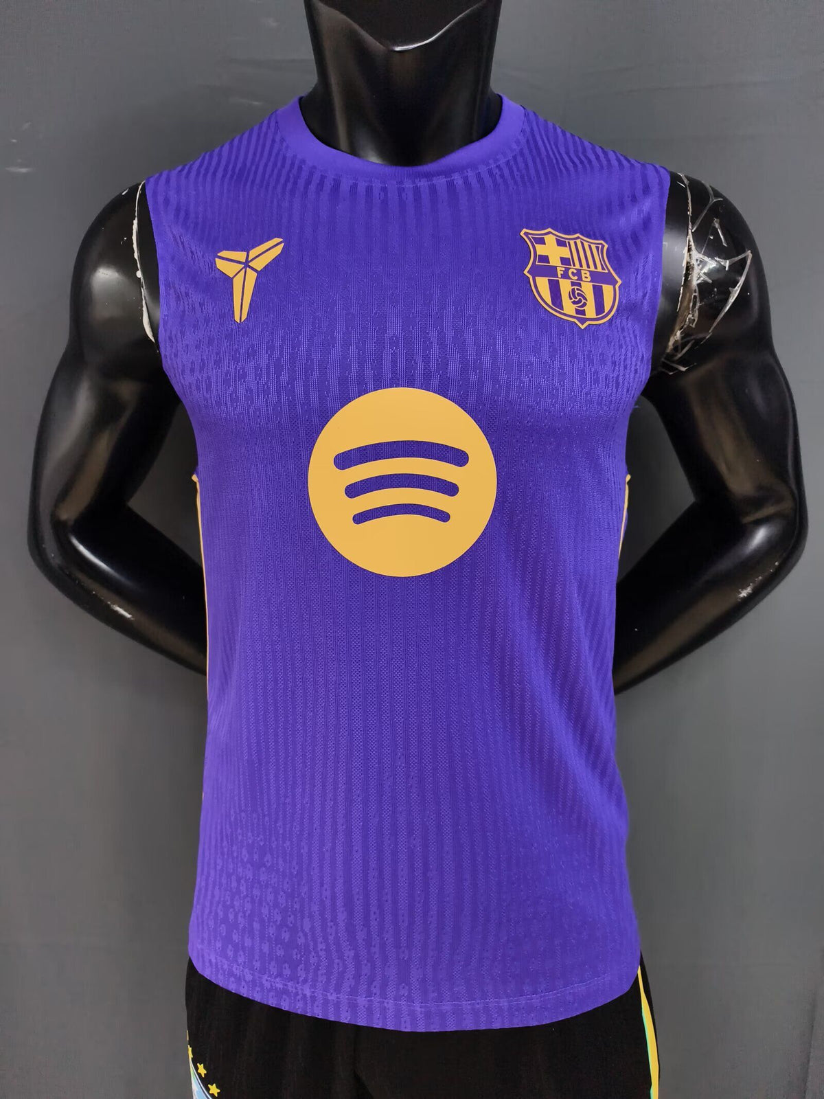 Camiseta sin mangas de entrenamiento Barcelona 26-27 morada version jugador (tallas S-3XL)